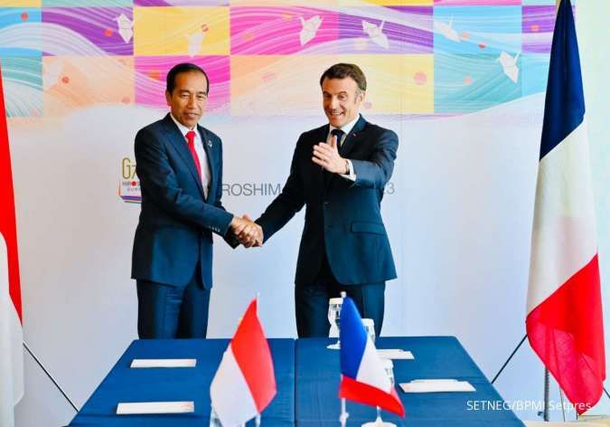 Bertemu Presiden Macron, Jokowi Apresiasi Investasi Prancis Pada Sektor Strategis