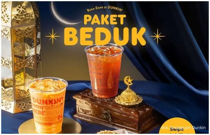Promo Dunkin Paket Beduk 1-31 Maret 2025, Donut Classics + Minuman Hemat Banget