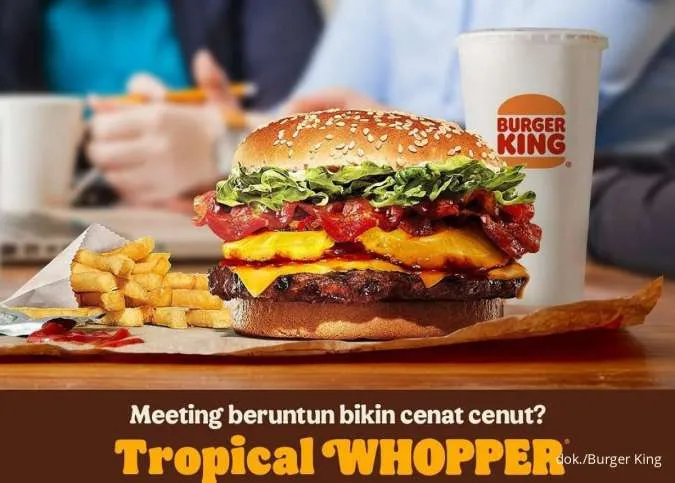 Promo Burger King Juni 2023, Friyay Chicken Hingga Tropical Whopper ...