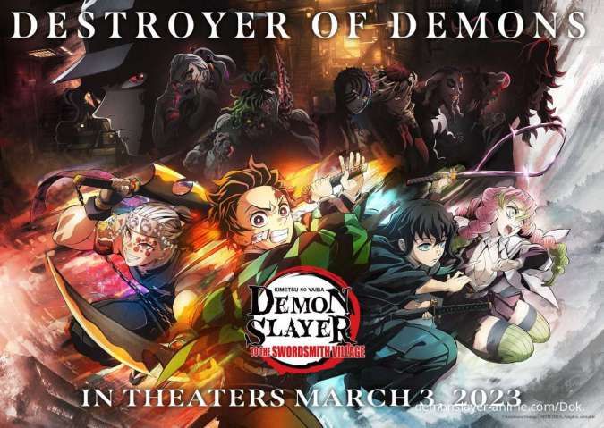 Poster Demon Slayer: Kimetsu no Yaiba Season 3 Swordsmith Village arc