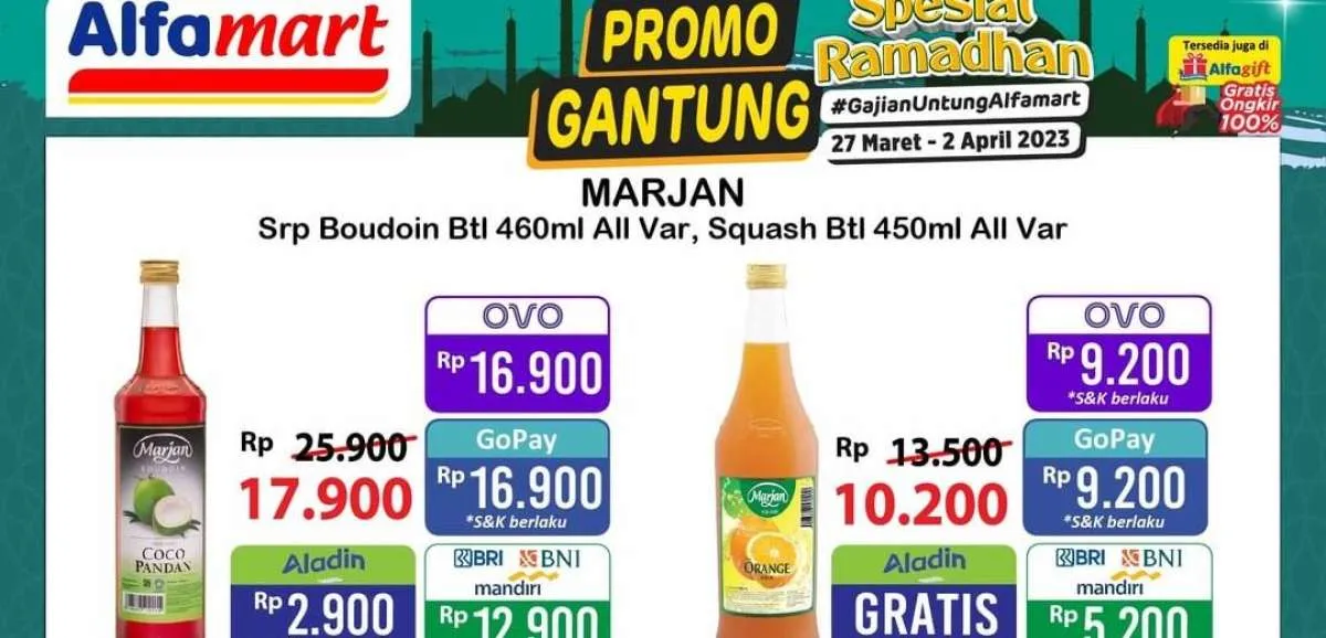 Katalog Promo Alfamart Gantung Terbaru 28 Maret 2023, Promo Spesial Bulan Ramadhan