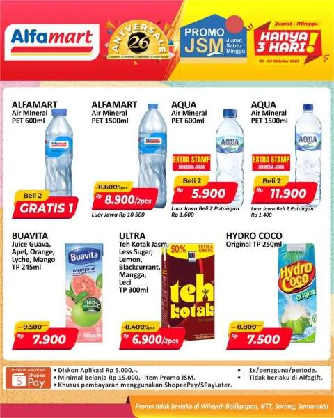 Promo JSM Alfamart Periode 3-5 Oktober 2025