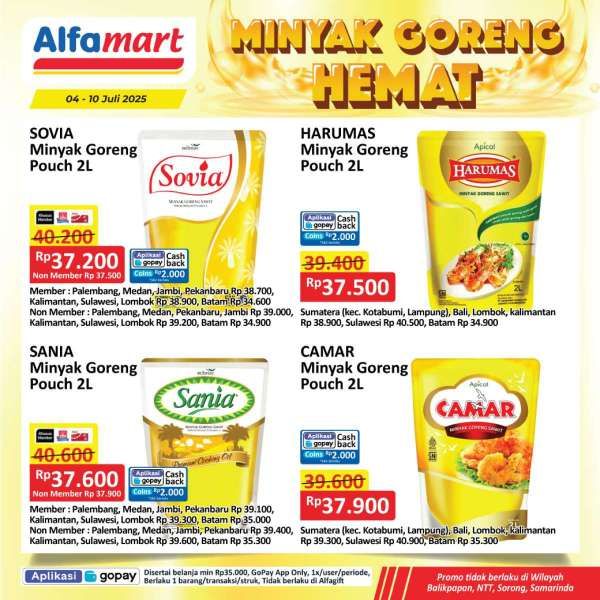 Promo Minyak Goreng Hemat di Alfamart 4-10 Juli 2025