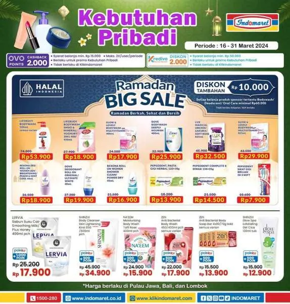 Promo Indomaret Super Hemat Periode 16-31 Maret 2024