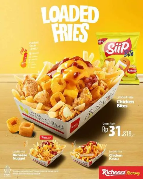 Promo Richeese Factory Loaded Fries