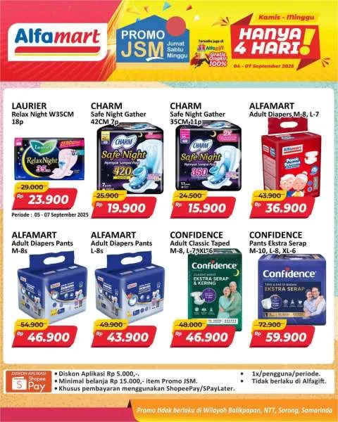 Promo JSM Alfamart Periode 4-7 September 2025