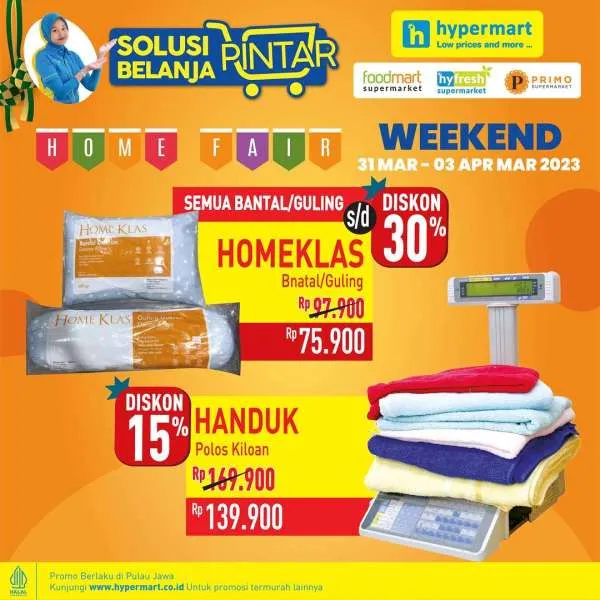 Promo Hypermart Hyper Diskon Weekend Periode 31 Maret-3 April 2023