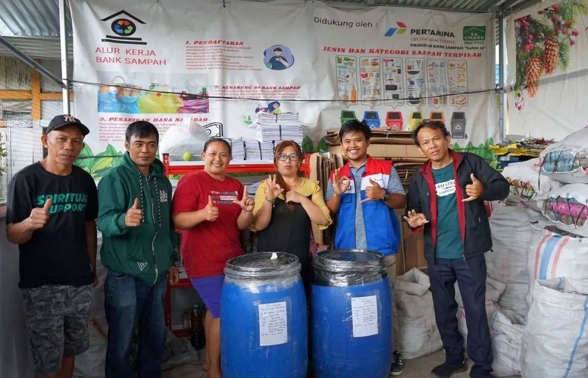 PGEO Dorong Bank Sampah di Wilayah Operasi Lahendong, Kini Jadi Produk Berdaya Jual