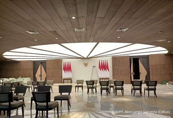 Intip Desain Istana Kepresidenan IKN Dilengkapi Plafon Cellux Ceiling yang Elegan