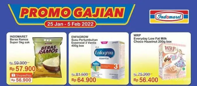 Promo Gajian Indomaret Periode 25 Januari-5 Februari 2022