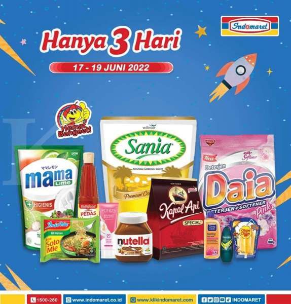 Promo Indomaret Hanya 3 Hari Periode 17-19 Juni 2022, Cek di Sini!