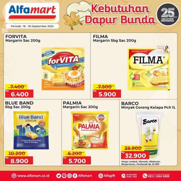 Promo Alfamart Kebutuhan Dapur Periode 16-30 September 2024