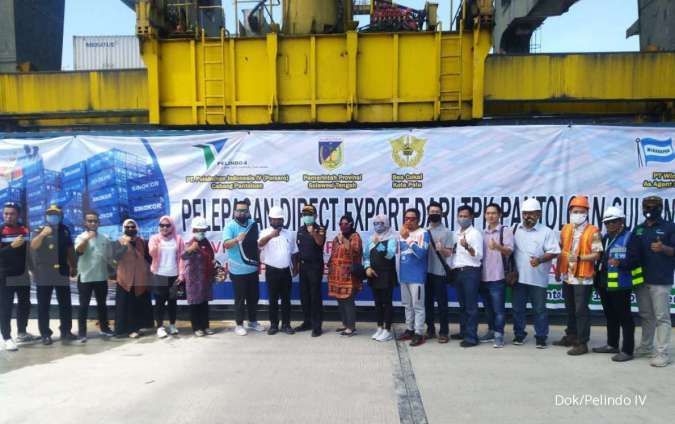Pelindo IV lakukan direct export perdana dari Pelabuhan Pantolan