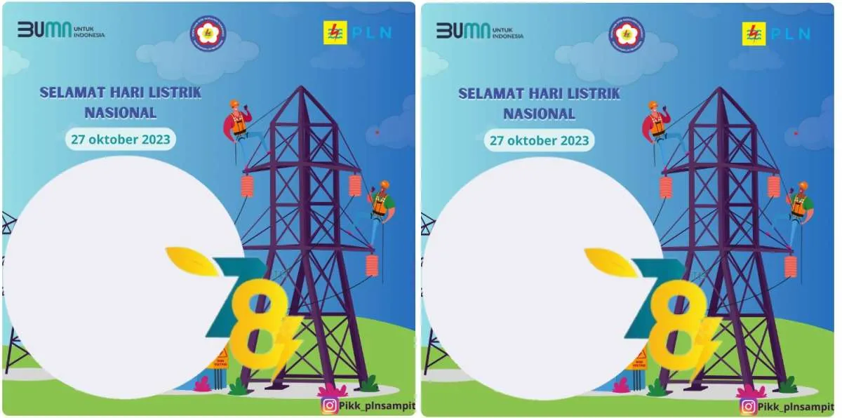 19 Twibbon Hari Listrik Nasional 27 Oktober 2023, Yuk Unggah di Sosmed!