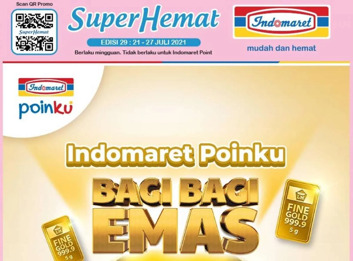 Promo Indomaret weekdays 21-27 Juli 2021, diskonan rutin!