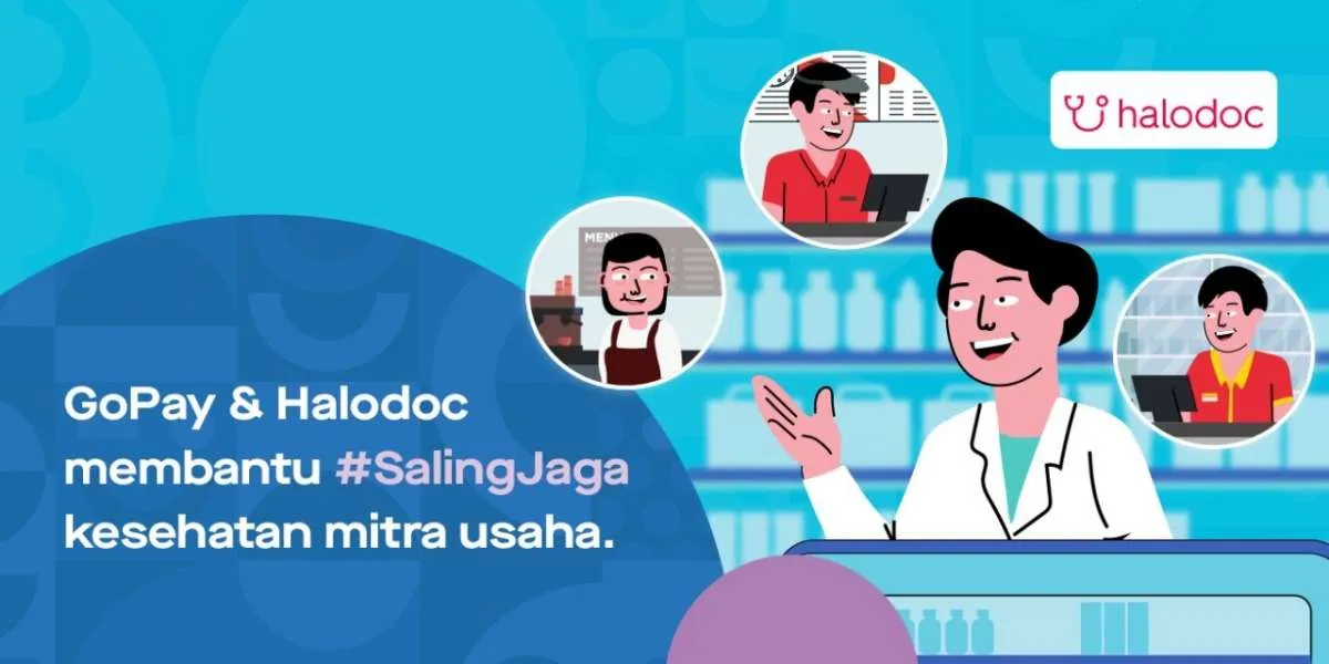 Gandeng Halodoc, GoPay tebar promo layanan kesehatan bagi mitra usaha