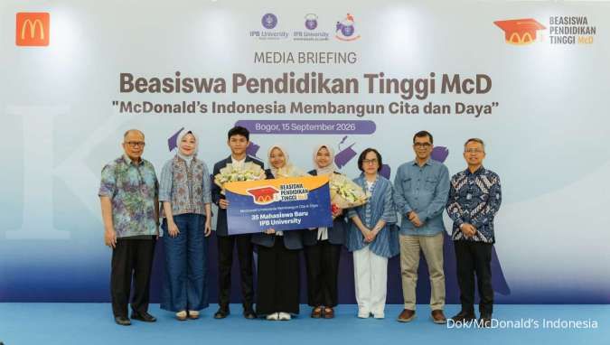 Biaya jadi Tantangan Kuliah, 35 Mahasiswa IPB Dapat Beasiswa dari McD