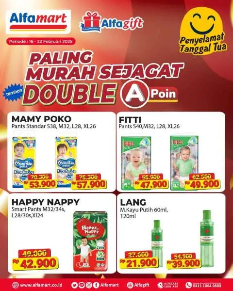 Promo Alfamart Paling Murah Sejagat Periode 16-22 Februari 2025