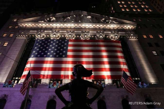 Wall Street Ditutup Bervariasi Kamis (26/12): Dow Catat Kenaikan 5 Hari Beruntun