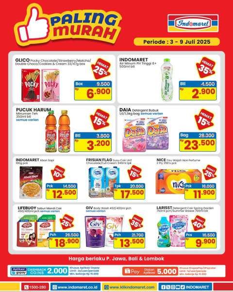 Promo Indomaret 3-9 Juli 2025 Paling Murah