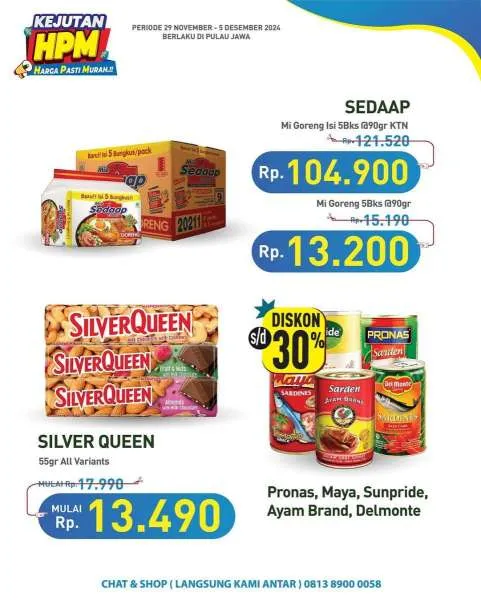 Promo Hypermart Harga Pasti Murah Periode 29 November-5 Desember 2024