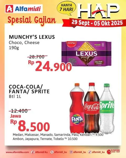 Promo Alfamidi Hemat Satu Pekan Periode 29 September-5 Oktober 2025