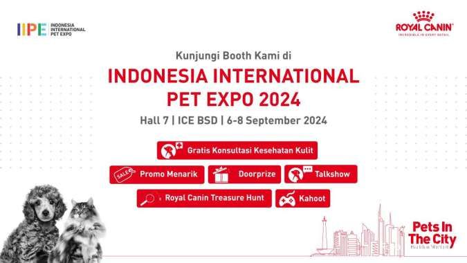 Royal Canin Tekankan Pentingnya Nutrisi Tepat untuk Hewan Kesayangan di IIPE 2024