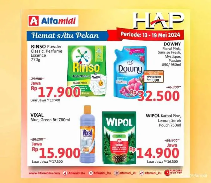 Promo Alfamidi Hemat Satu Pekan Periode 13-19 Mei 2024