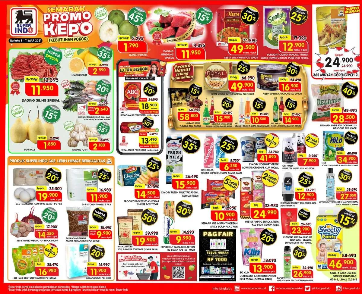 Promo Superindo Kamis 11 Maret 2021, diskonan sebelum JSM!