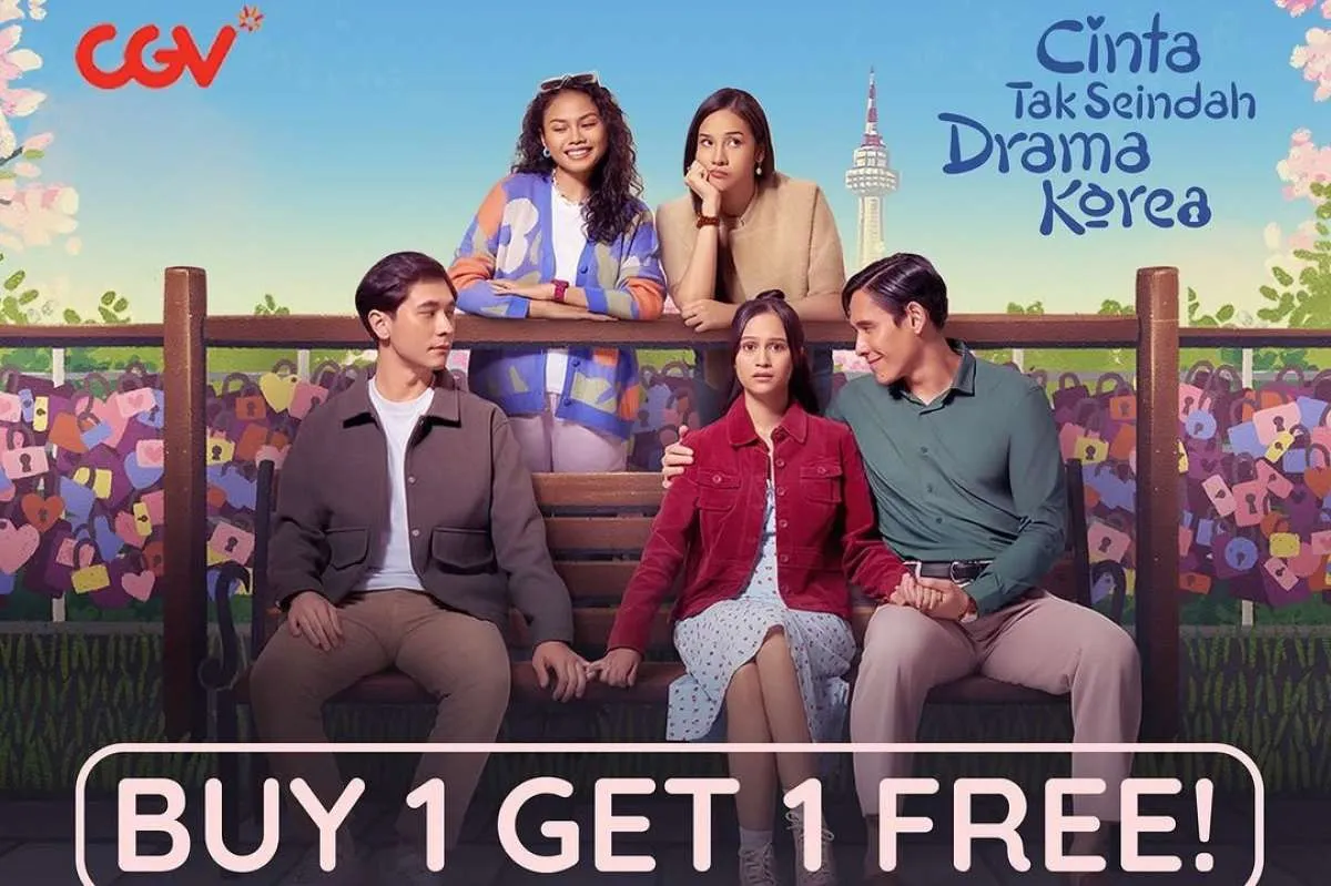 Promo Tiket Cinta Tak Seindah Drama Korea Buy 1 Get 1, Berlaku 5-6 Desember 2024