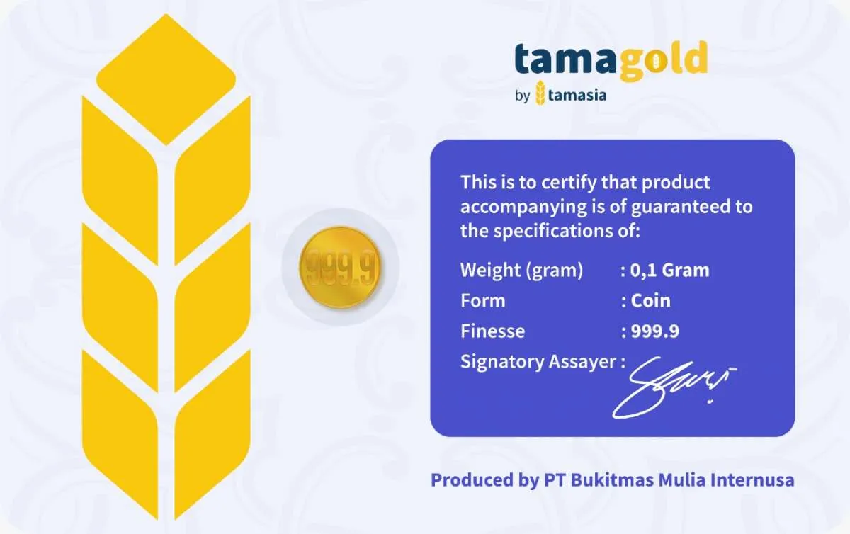 Minta Pengguna Jual Emas karena Ganti Model Bisnis, Cek Legalitas Tamasia