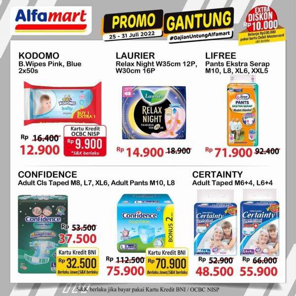 Katalog Promo Alfamart Gantung Terbaru 25-31 Juli 2022