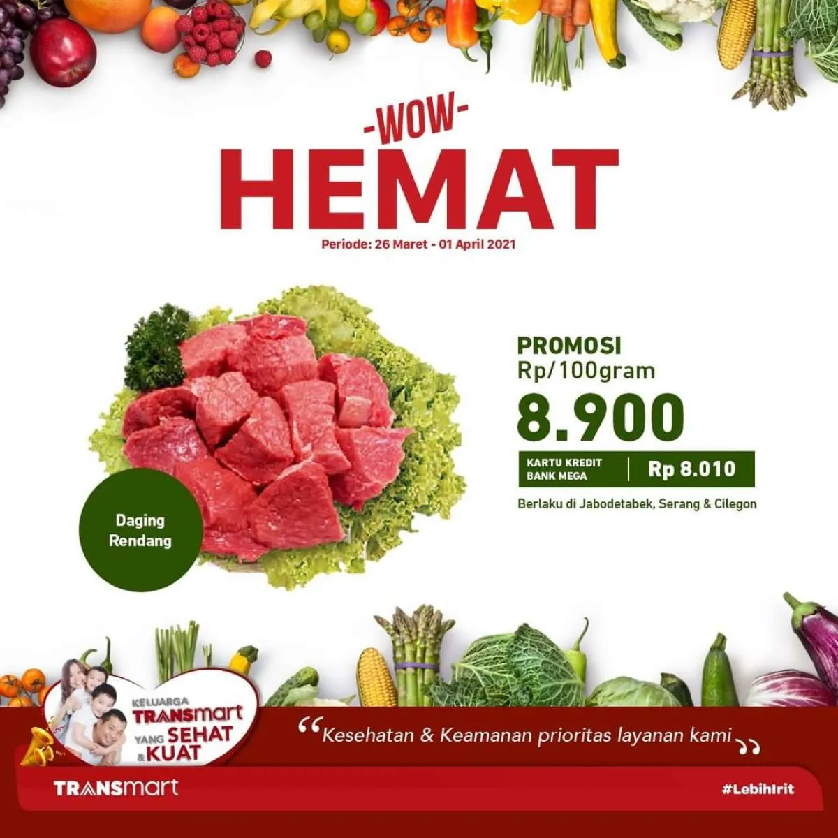 Promo Transmart Carrefour weekday 31 Maret 2021, harga hemat produk kebutuhan harian!