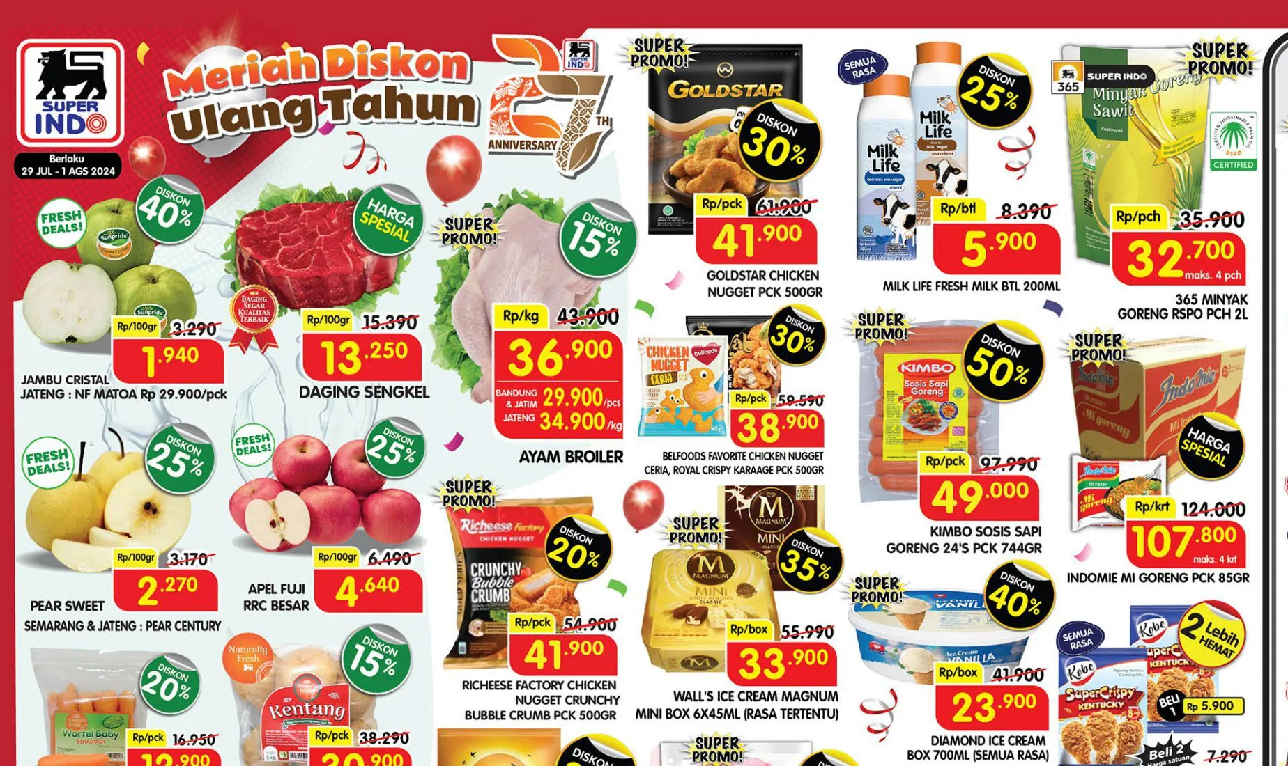 Katalog Promo Superindo Weekday 29 Juli-1 Agustus 2024