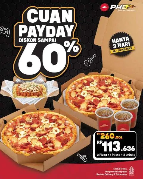 Promo PHD Cuan Payday Diskon 60%