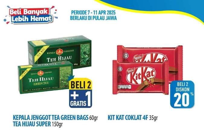 Promo Hypermart Beli Banyak Lebih Hemat 11-17 April 2025, Kitkat Beli 2 Diskon 20%