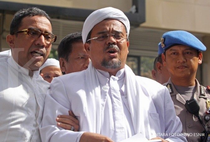 Pekan depan, Rizieq diperiksa sebagai tersangka