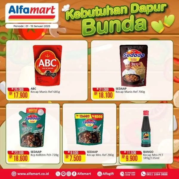 Promo Alfamart Kebutuhan Dapur Periode 1-15 Januari 2025