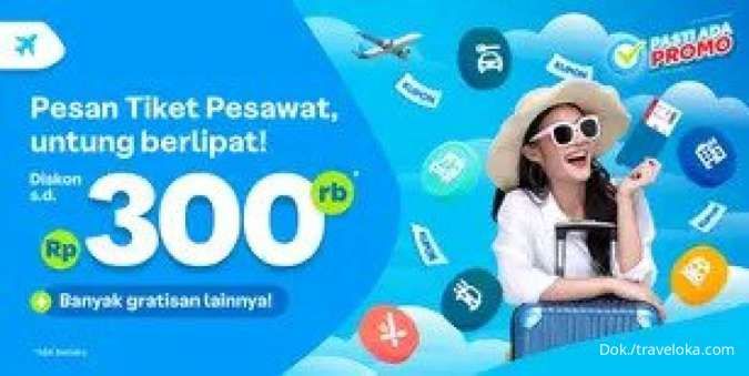 Promo Traveloka 12-23 November 2023, Diskon Tiket Pesawat Hingga Rp 300.000