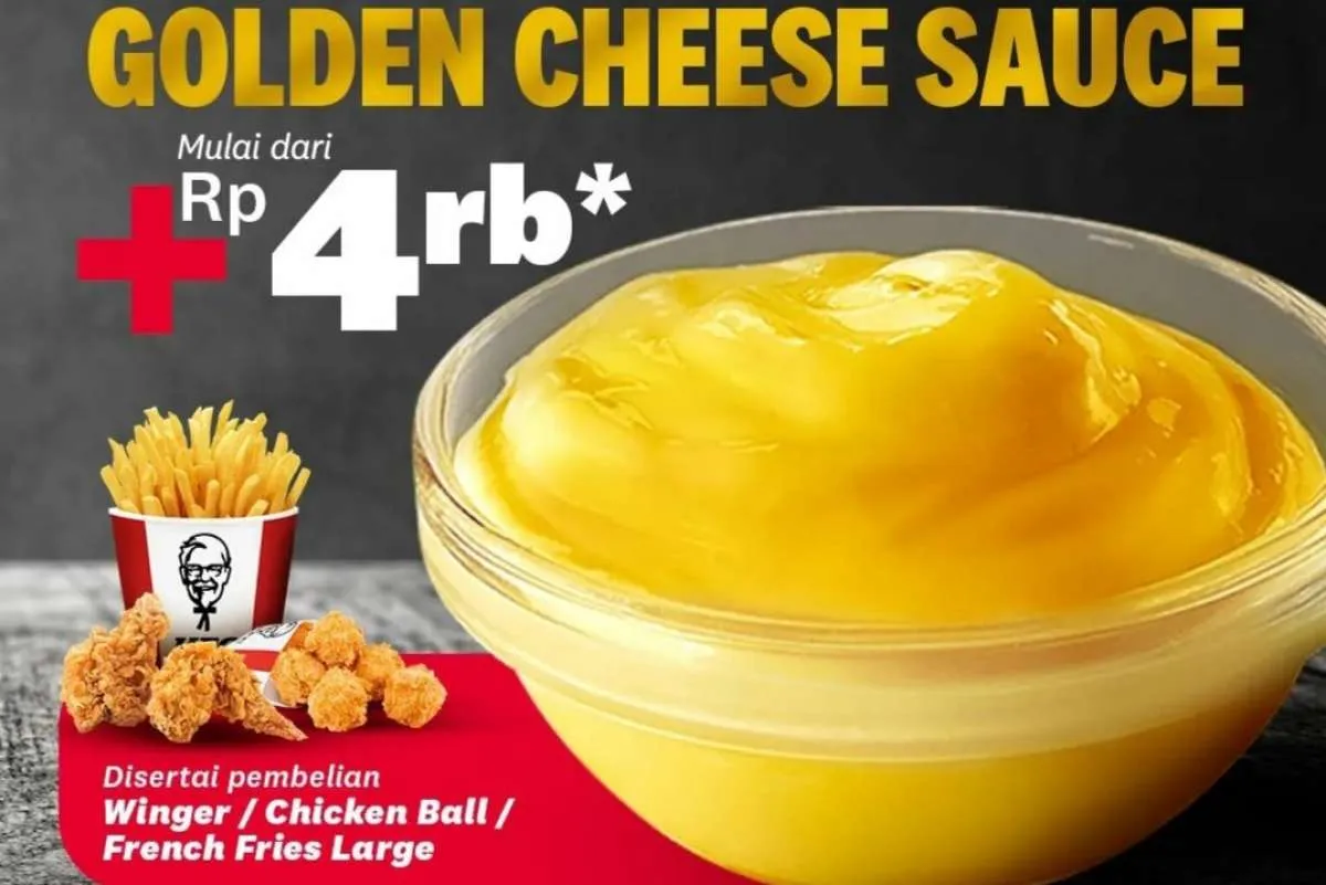 Promo KFC Terbaru, Tebus Murah Golden Cheese Sauce Tiap Beli Winger Ala Carte