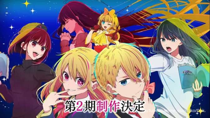 Anime Oshi no Ko Season 2 Resmi Diumumkan! Intip Penampakan Visual Barunya