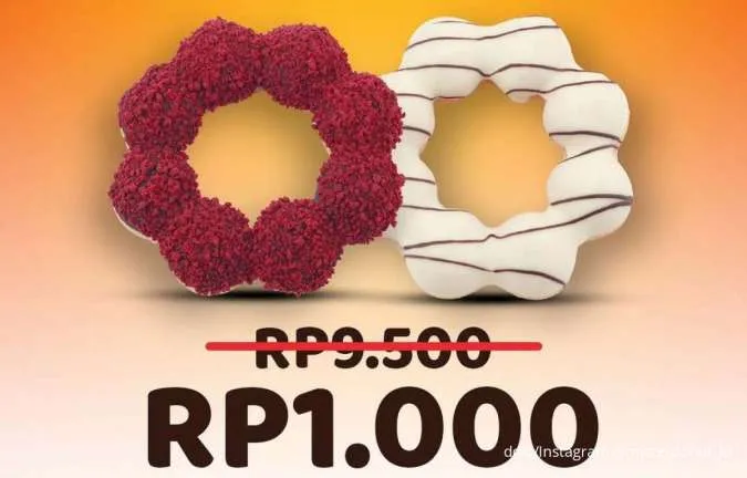  Promo Mister Donut Festival Shopee Agustus 2025, All Variant Mochido Rp 1.000