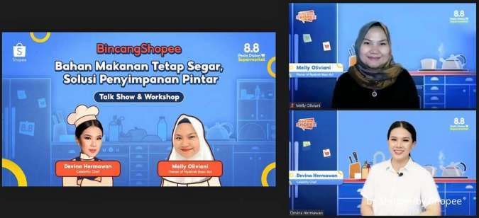 Tips Kelola Bahan Makanan Tetap Segar Ala Chef Devina Hermawan