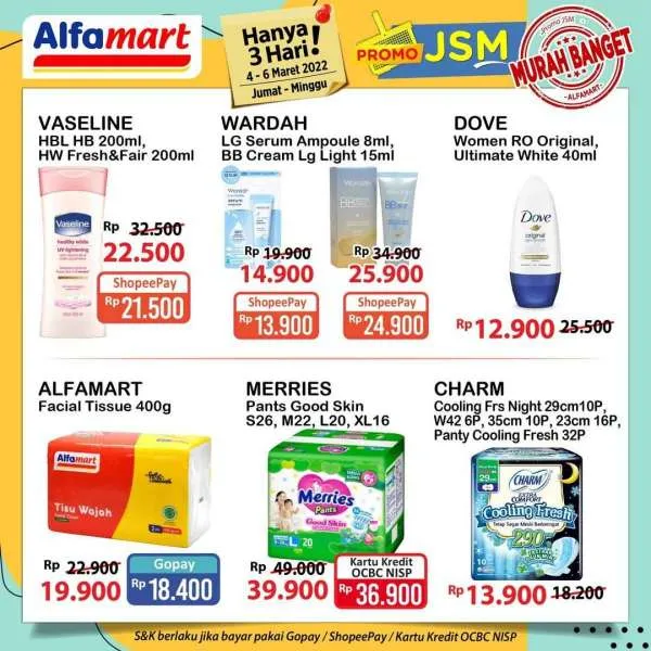 Promo JSM Alfamart Periode 4-6 Maret 2022