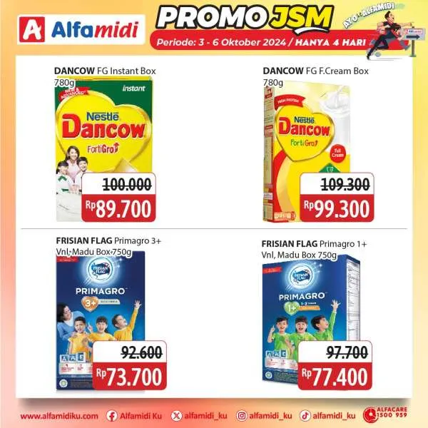 Promo JSM Alfamidi Hanya 4 Hari Periode 3-6 Oktober 2024