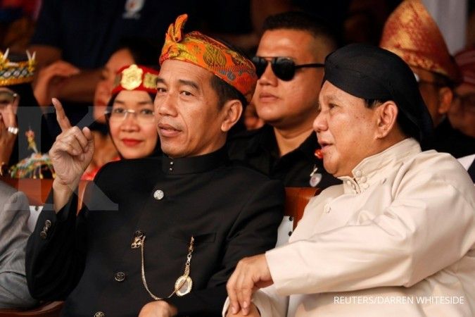 Survei Median: Jokowi-Ma'ruf ungguli Prabowo-Sandi di Jawa dan di pedesaan