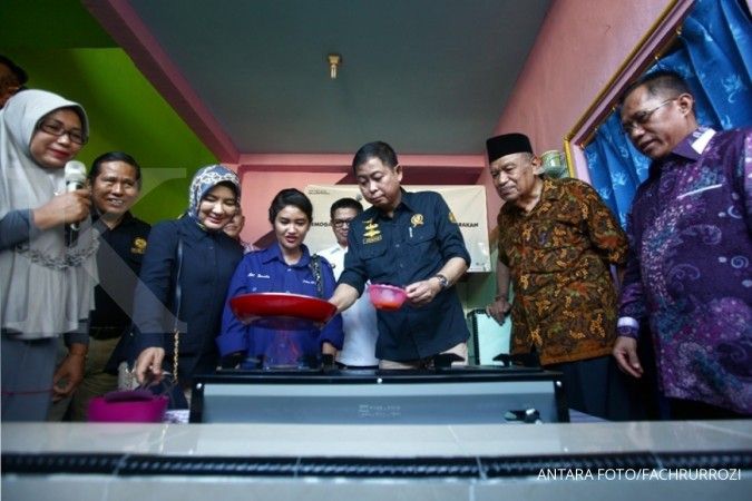 Menteri ESDM resmikan jargas 5.120 SR di Bogor