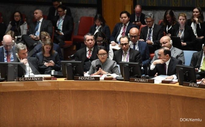 Sidang di DK PBB, Menlu tegaskan Indonesia tetap mendukung kemerdekaan Palestina