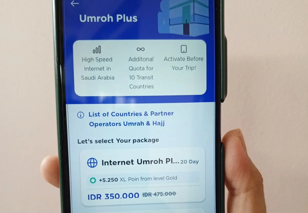 XL Axiata Hadirkan Paket Telekomunikasi Khusus Umroh Mulai dari Rp 245 Ribu