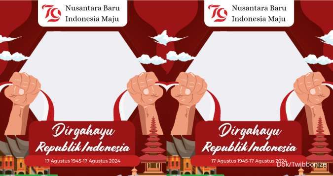 50 Twibbon Dirgahayu Indonesia ke 79 untuk Memeriahkan HUT RI 17 Agustus 